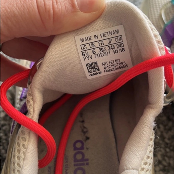 Adidas LXCON Clear Brown Active Purple Trainers - Picture 6 of 7